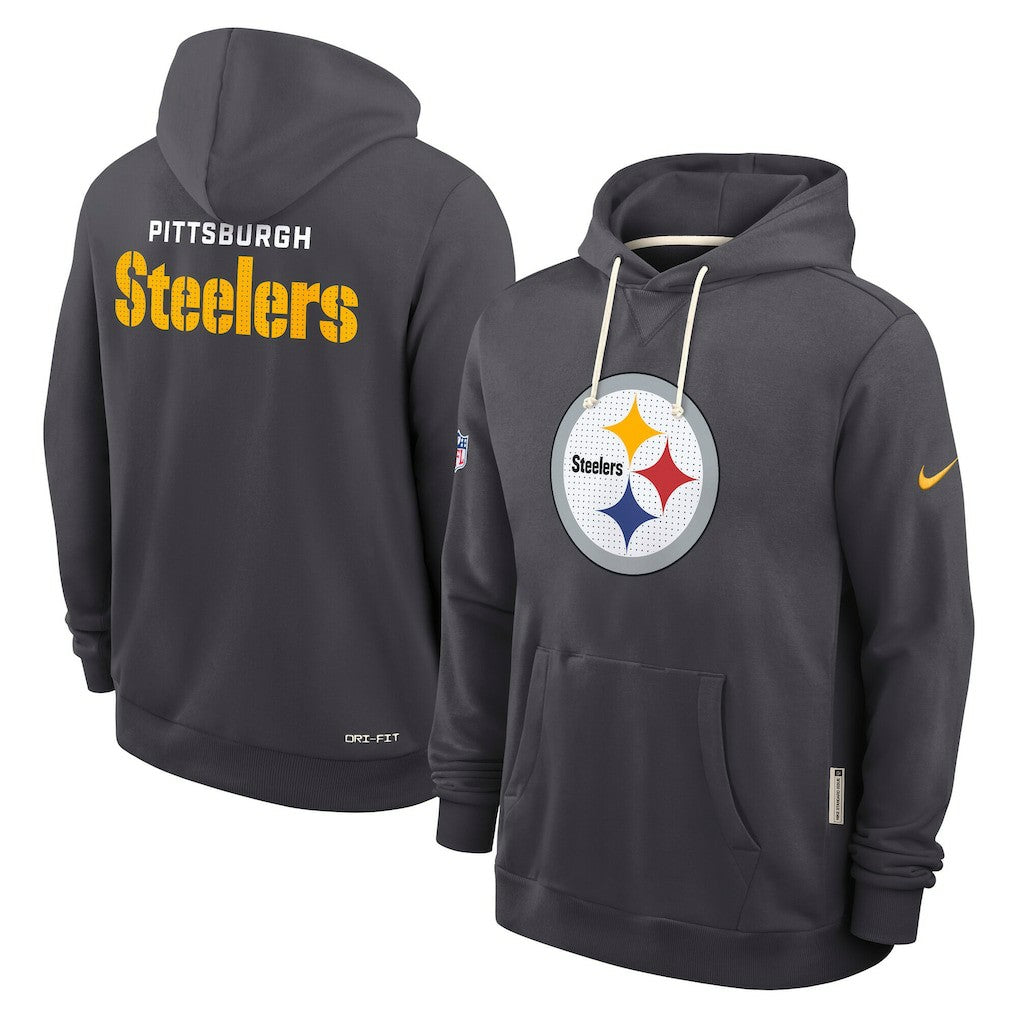 Pittsburgh Steelers Sideline Standard Issue Initial Home Dri-FIT Hoodie - Anthracite | Nike sale