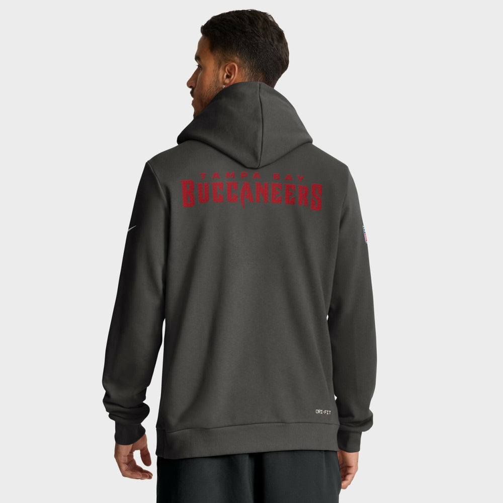 Tampa Bay Buccaneers Sideline Standard Issue Initial Home Dri-FIT Hoodie - Pewter | Nike sale
