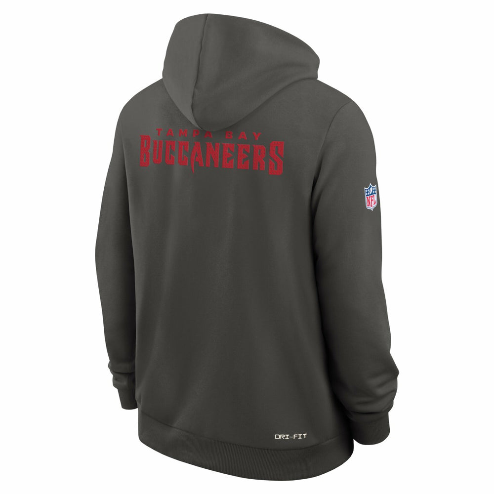 Tampa Bay Buccaneers Sideline Standard Issue Initial Home Dri-FIT Hoodie - Pewter | Nike sale