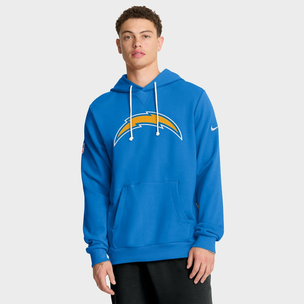 Los Angeles Chargers Sideline Standard Issue Initial Home Dri-FIT Hoodie - Powder Blue | Nike cheap