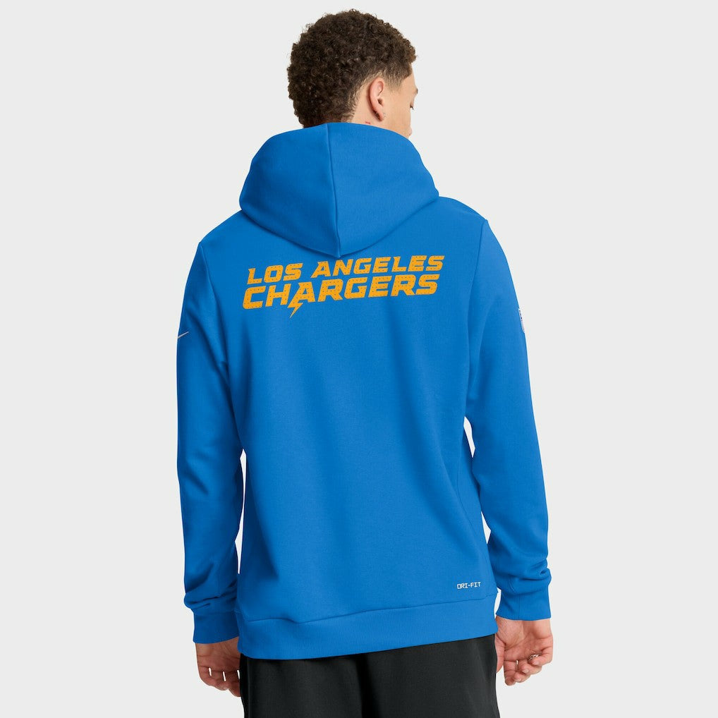 Los Angeles Chargers Sideline Standard Issue Initial Home Dri-FIT Hoodie - Powder Blue | Nike cheap