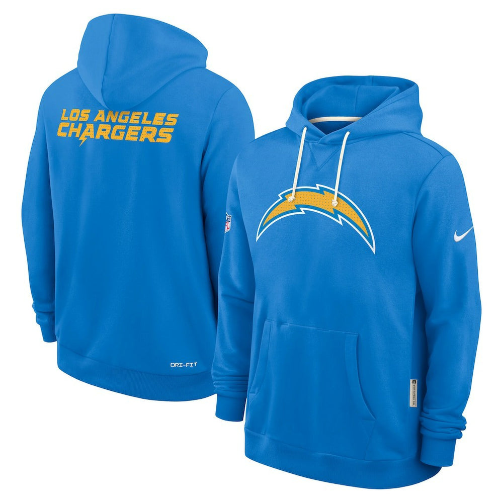Los Angeles Chargers Sideline Standard Issue Initial Home Dri-FIT Hoodie - Powder Blue | Nike cheap