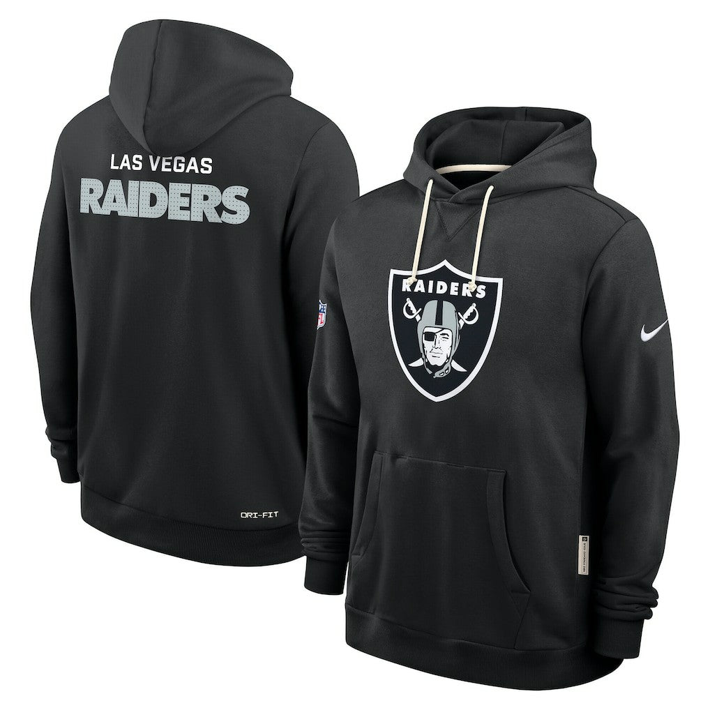 Las Vegas Raiders Sideline Standard Issue Initial Home Dri-FIT Hoodie - Black | Nike sale