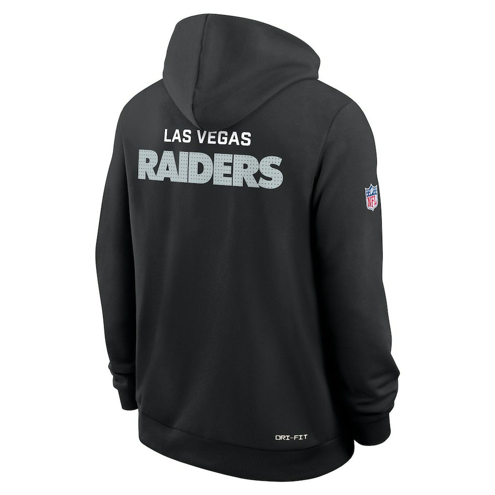 Las Vegas Raiders Sideline Standard Issue Initial Home Dri-FIT Hoodie - Black | Nike sale