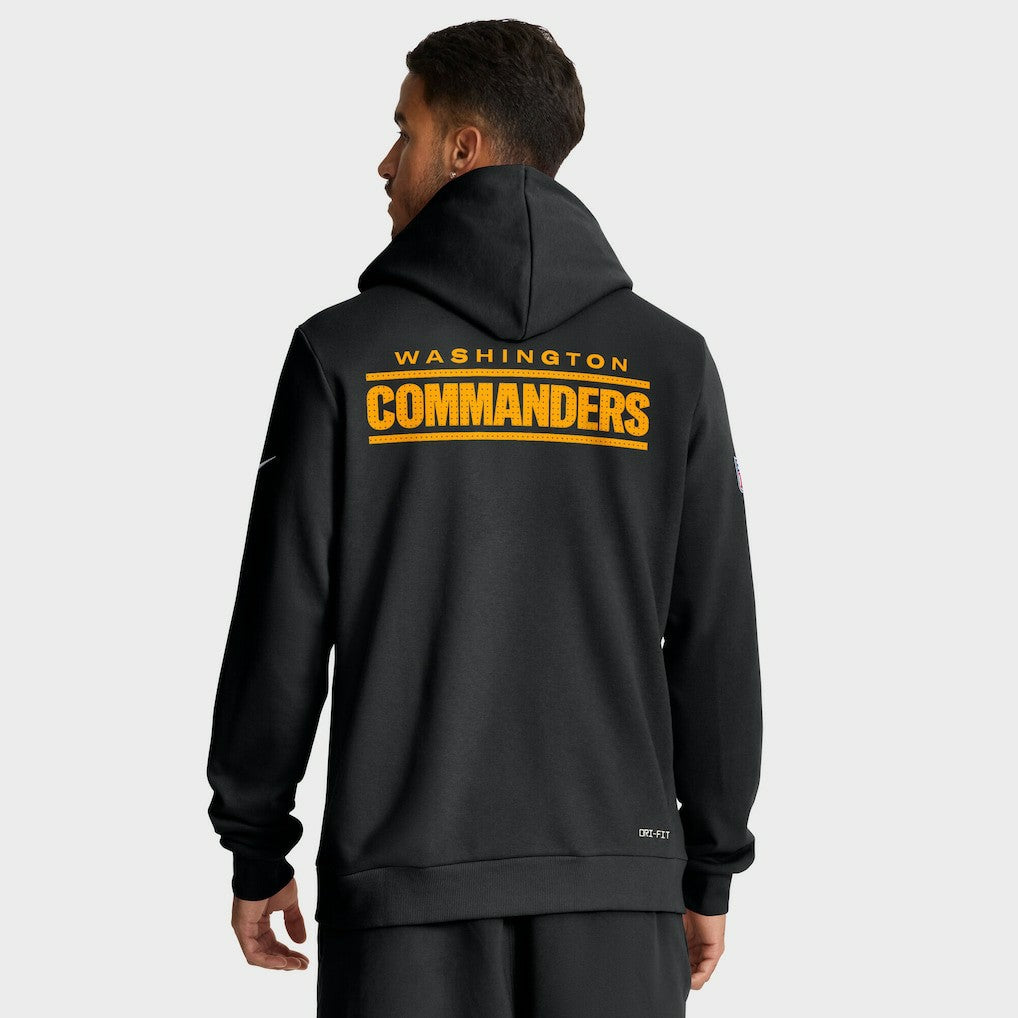 Washington Commanders Sideline Standard Issue Initial Home Dri-FIT Hoodie - Black | Nike for sale