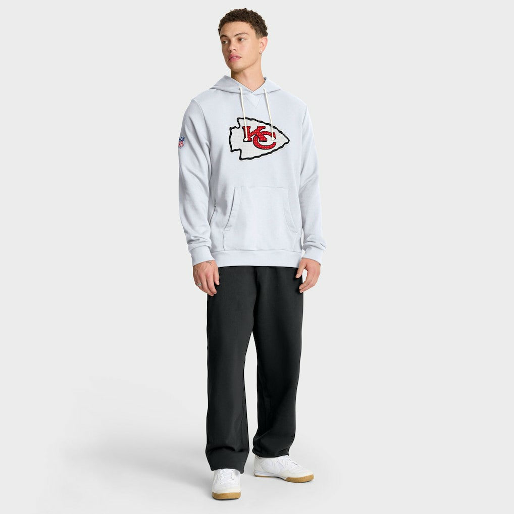 Kansas City Chiefs Sideline Standard Issue Initial Home Dri-FIT Hoodie - White | Nike discount