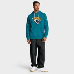 Jacksonville Jaguars Sideline Standard Issue Initial Home Dri-FIT Hoodie - Teal | Nike for sale