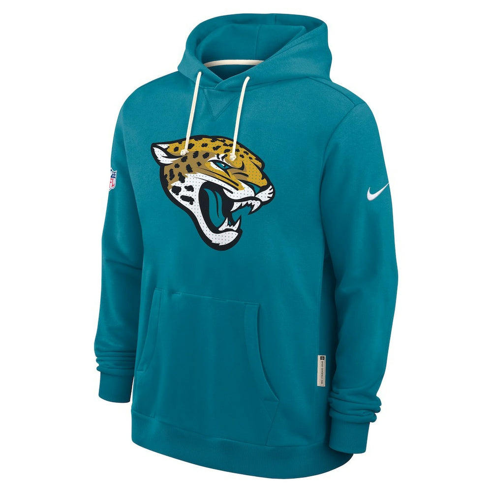 Jacksonville Jaguars Sideline Standard Issue Initial Home Dri-FIT Hoodie - Teal | Nike for sale