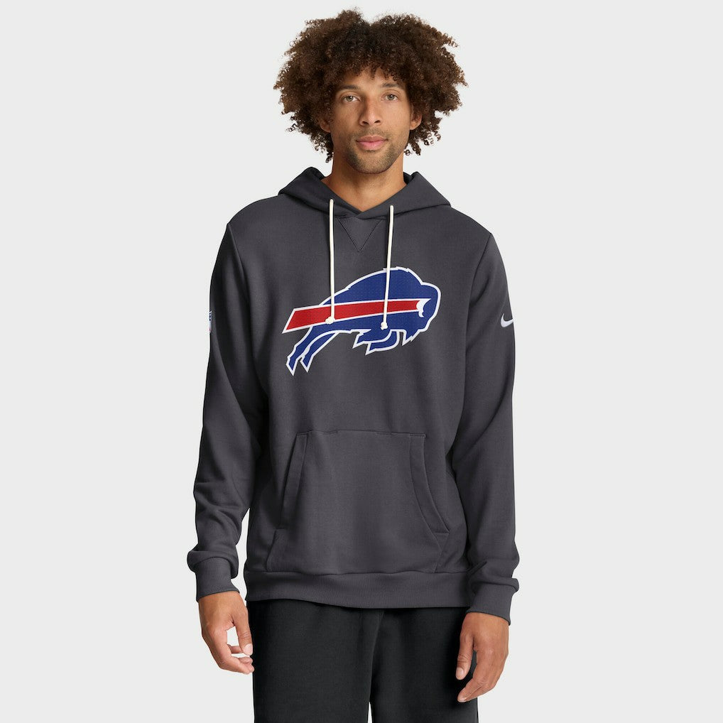 Buffalo Bills Sideline Standard Issue Initial Home Dri-FIT Hoodie - Anthracite | Nike cheap