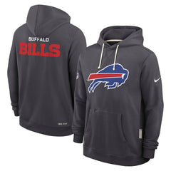 Buffalo Bills Sideline Standard Issue Initial Home Dri-FIT Hoodie - Anthracite | Nike cheap