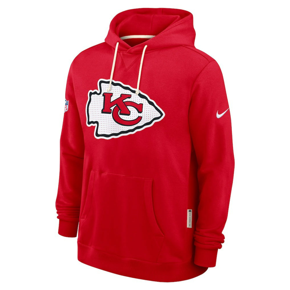 Kansas City Chiefs Sideline Standard Issue Initial Home Dri-FIT Hoodie - Red | Nike online