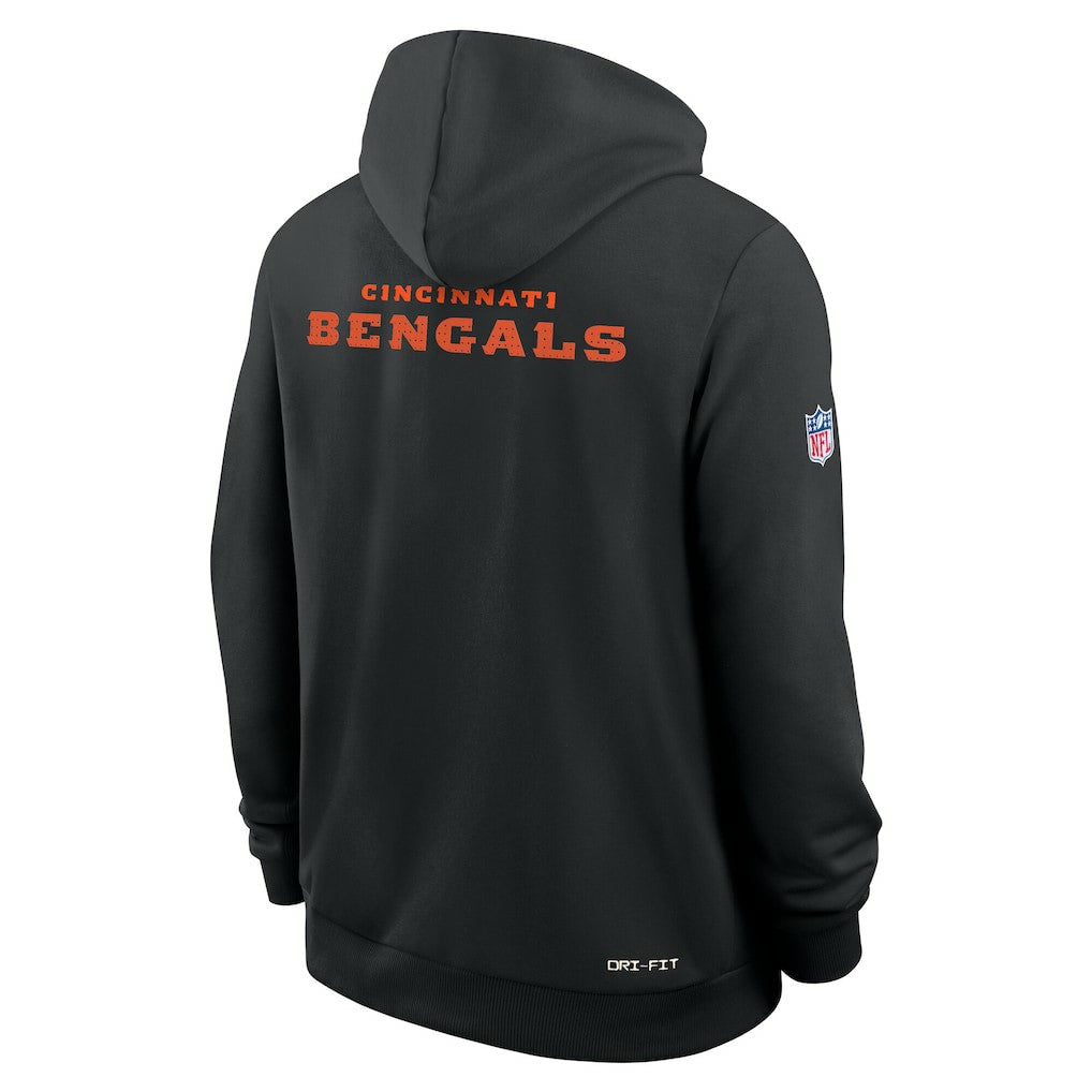 Cincinnati Bengals Sideline Standard Issue Initial Home Dri-FIT Hoodie - Black | Nike on sale