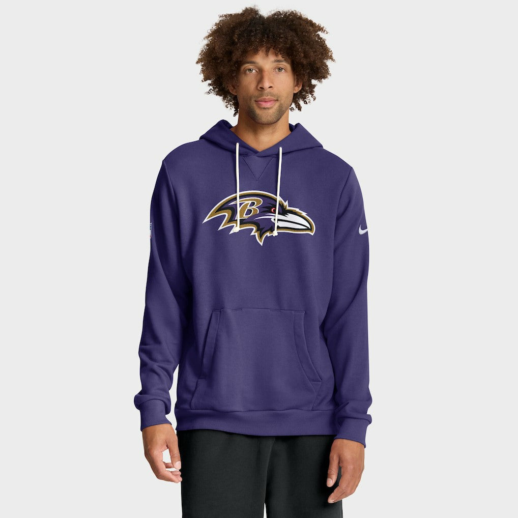 Baltimore Ravens Sideline Standard Issue Initial Home Dri-FIT Hoodie - Purple | Nike sale