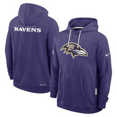 Baltimore Ravens Sideline Standard Issue Initial Home Dri-FIT Hoodie - Purple | Nike sale