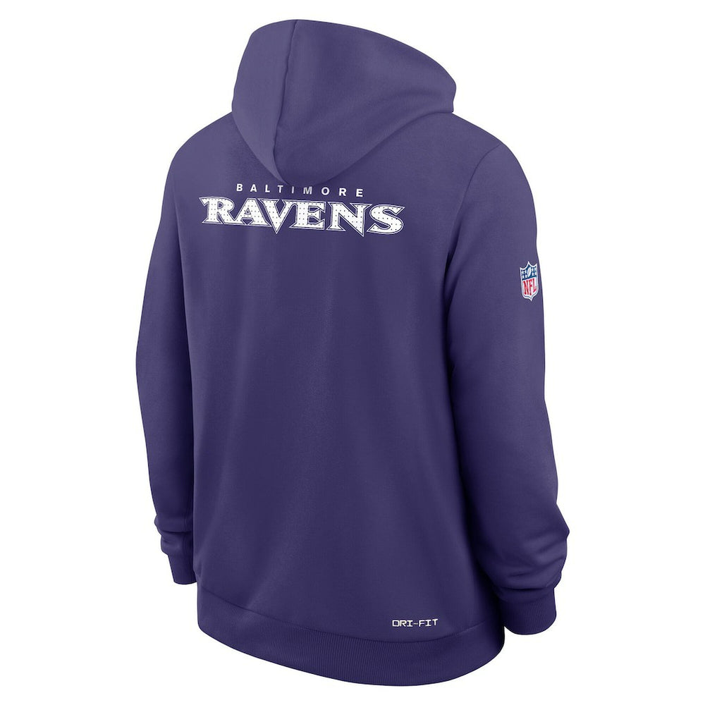 Baltimore Ravens Sideline Standard Issue Initial Home Dri-FIT Hoodie - Purple | Nike sale