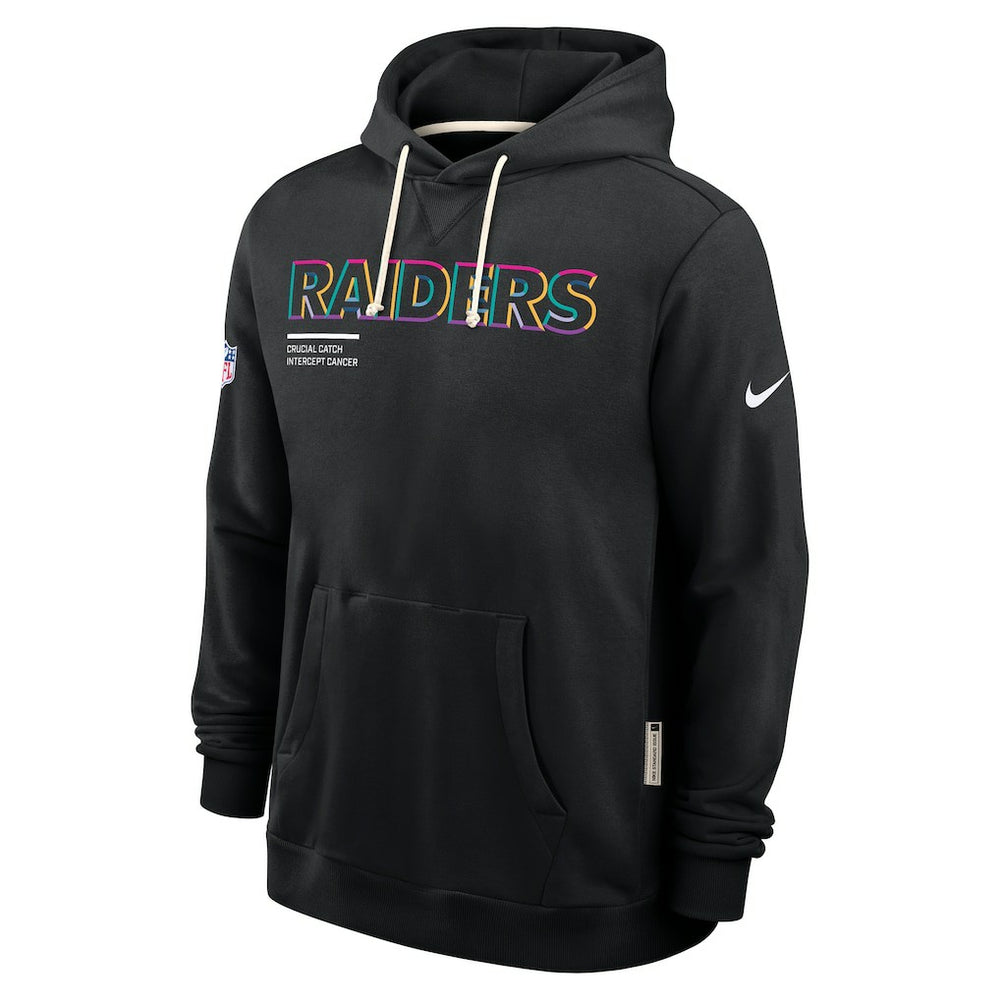 Las Vegas Raiders 2025 NFL Crucial Catch Sideline Standard Issue Dri-FIT Hoodie - Black | Nike discount