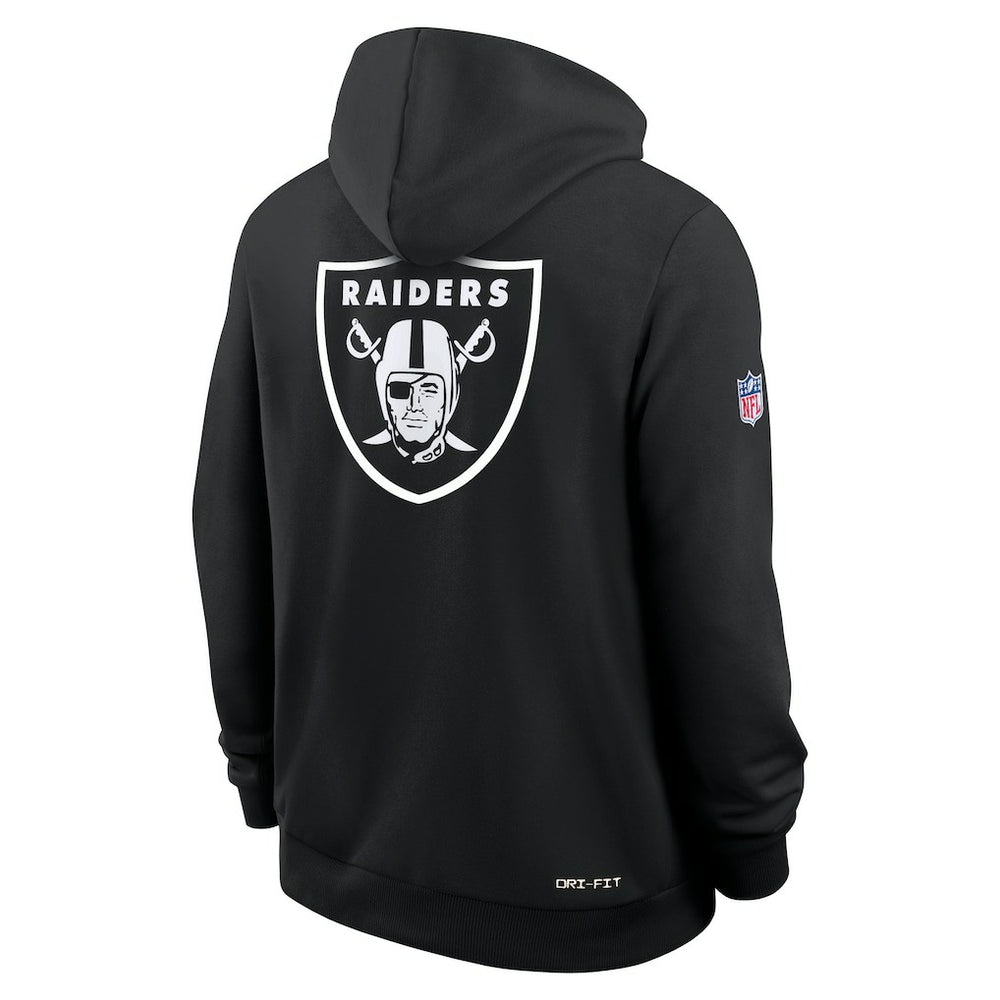 Las Vegas Raiders 2025 NFL Crucial Catch Sideline Standard Issue Dri-FIT Hoodie - Black | Nike discount