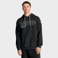 New Orleans Saints 2025 NFL Crucial Catch Sideline Standard Issue Dri-FIT Hoodie - Black | Nike discount