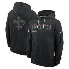 New Orleans Saints 2025 NFL Crucial Catch Sideline Standard Issue Dri-FIT Hoodie - Black | Nike discount