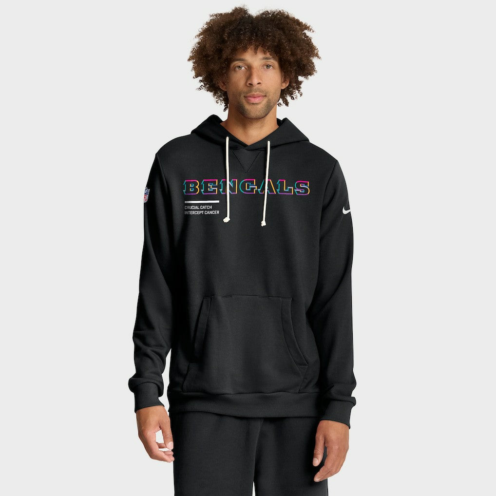Cincinnati Bengals 2025 NFL Crucial Catch Sideline Standard Issue Dri-FIT Hoodie - Black | Nike on sale