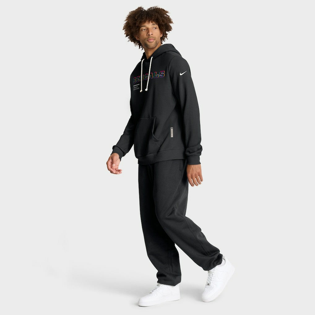 Cincinnati Bengals 2025 NFL Crucial Catch Sideline Standard Issue Dri-FIT Hoodie - Black | Nike on sale