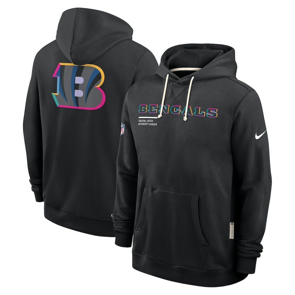 Cincinnati Bengals 2025 NFL Crucial Catch Sideline Standard Issue Dri-FIT Hoodie - Black | Nike on sale