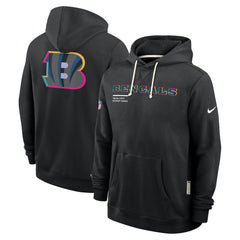 Cincinnati Bengals 2025 NFL Crucial Catch Sideline Standard Issue Dri-FIT Hoodie - Black | Nike on sale