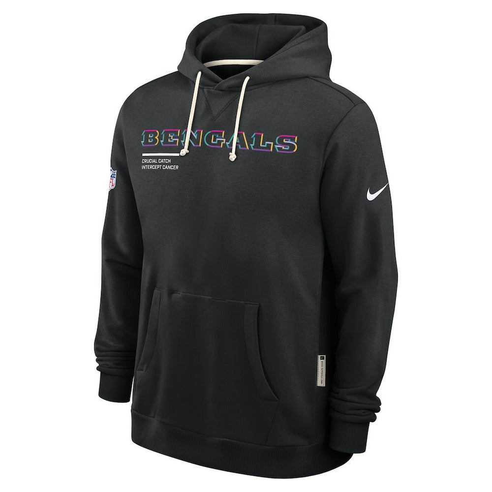 Cincinnati Bengals 2025 NFL Crucial Catch Sideline Standard Issue Dri-FIT Hoodie - Black | Nike on sale