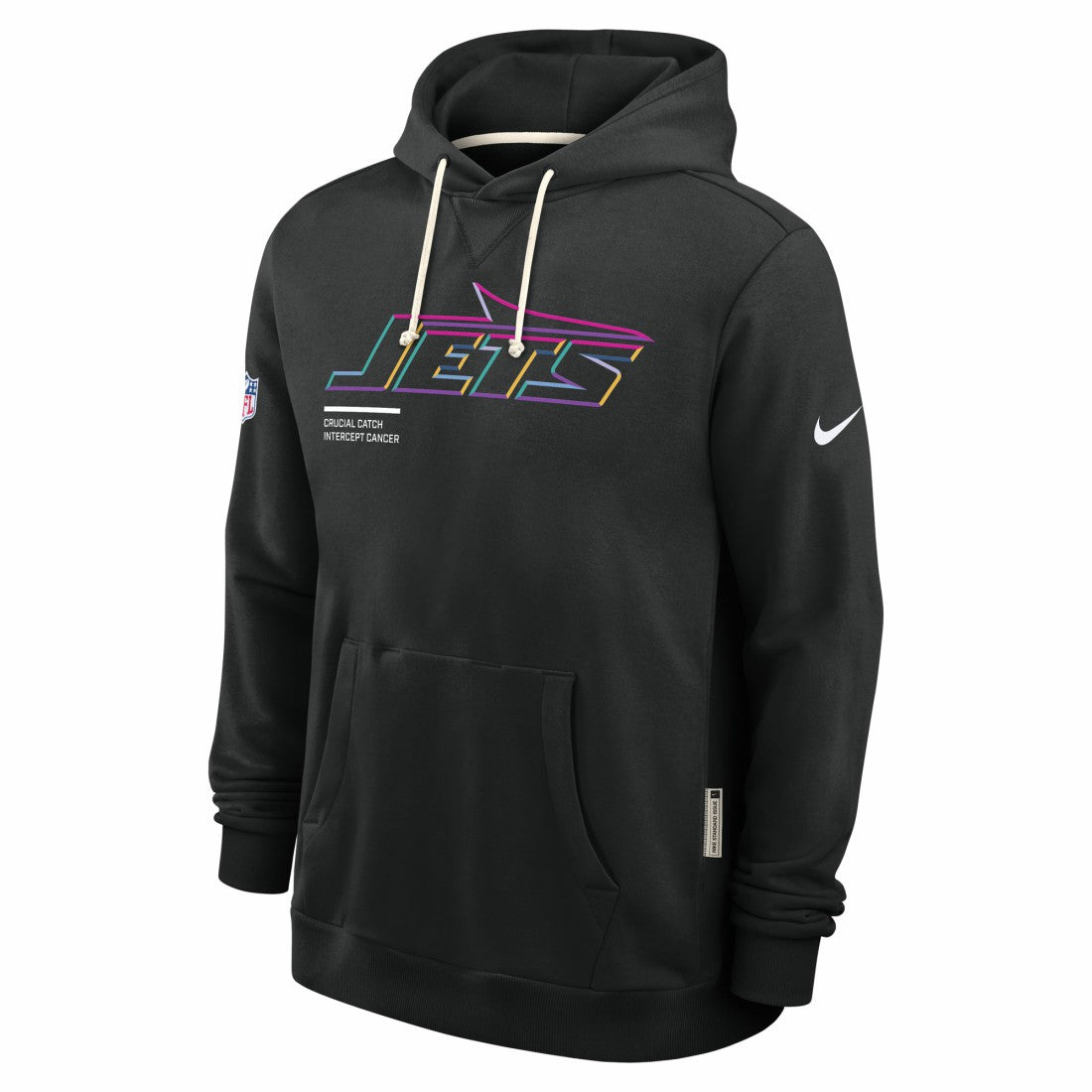 New York Jets 2025 NFL Crucial Catch Sideline Standard Issue Dri-FIT Hoodie - Black | Nike cheap
