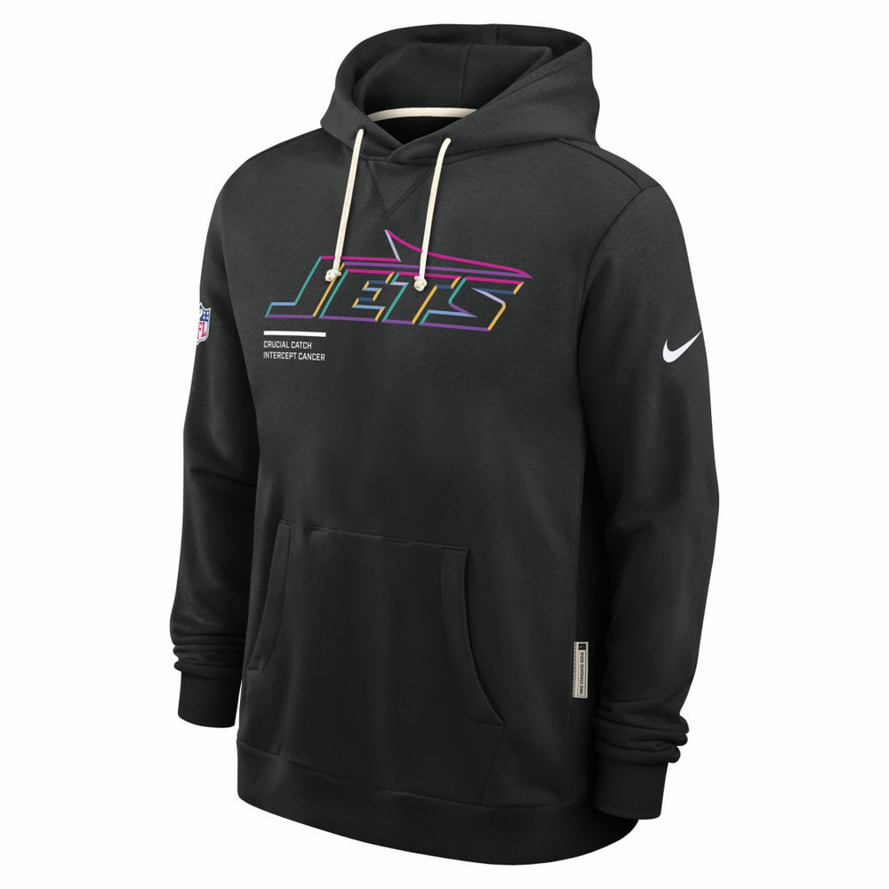 New York Jets 2025 NFL Crucial Catch Sideline Standard Issue Dri-FIT Hoodie - Black | Nike cheap