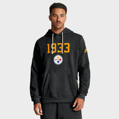 Pittsburgh Steelers Sideline Standard Issue Alt 2 Dri-FIT Hoodie - Black | Nike outlet
