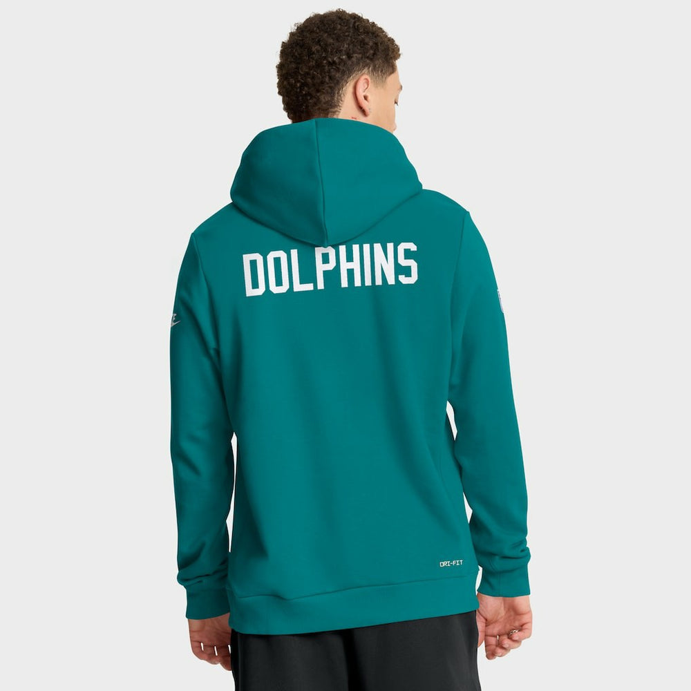Miami Dolphins Sideline Standard Issue Alt 2 Dri-FIT Hoodie - Aqua | Nike discount