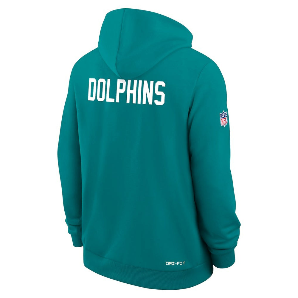 Miami Dolphins Sideline Standard Issue Alt 2 Dri-FIT Hoodie - Aqua | Nike discount