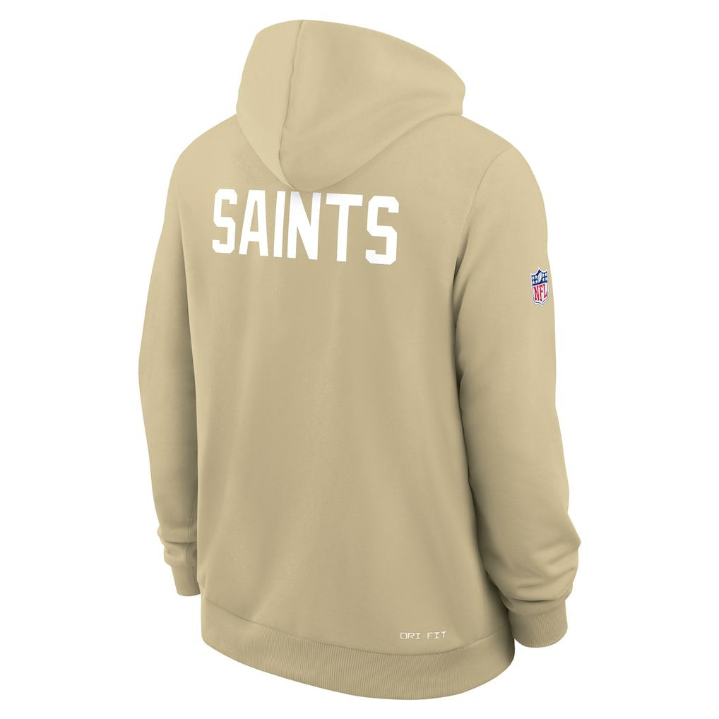 New Orleans Saints Sideline Standard Issue Alt 2 Dri-FIT Hoodie - Gold | Nike sale