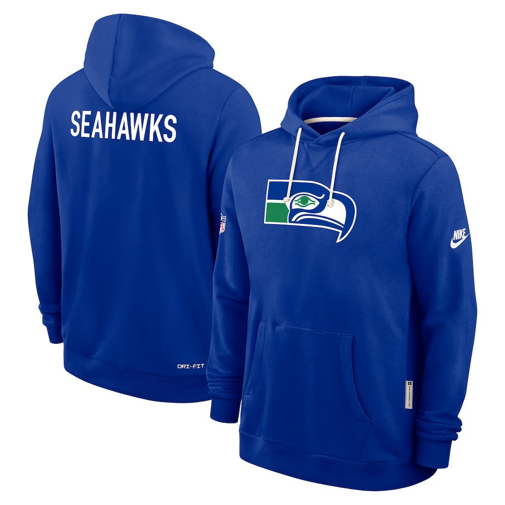 Seattle Seahawks Sideline Standard Issue Alt 2 Dri-FIT Hoodie - Royal | Nike online