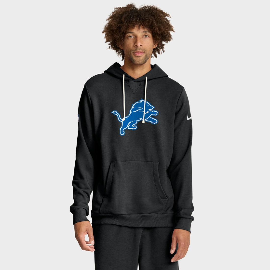 Detroit Lions Sideline Standard Issue Alt 2 Dri-FIT Hoodie - Black | Nike outlet
