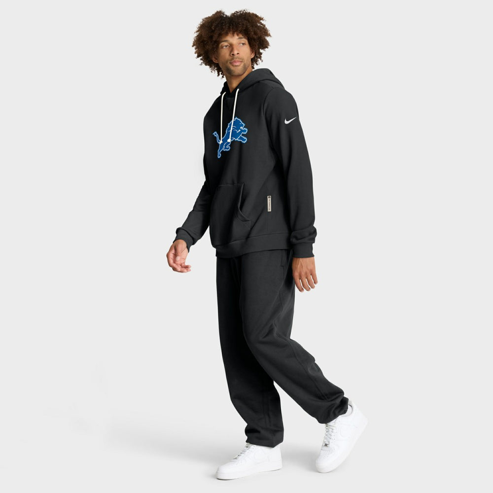 Detroit Lions Sideline Standard Issue Alt 2 Dri-FIT Hoodie - Black | Nike outlet