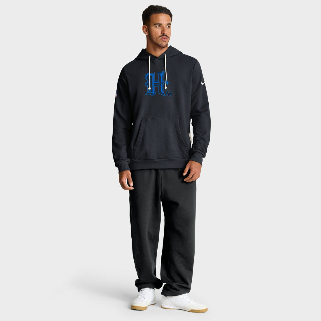 Houston Texans Sideline Standard Issue Alt 2 Dri-FIT Hoodie - Navy | Nike on sale
