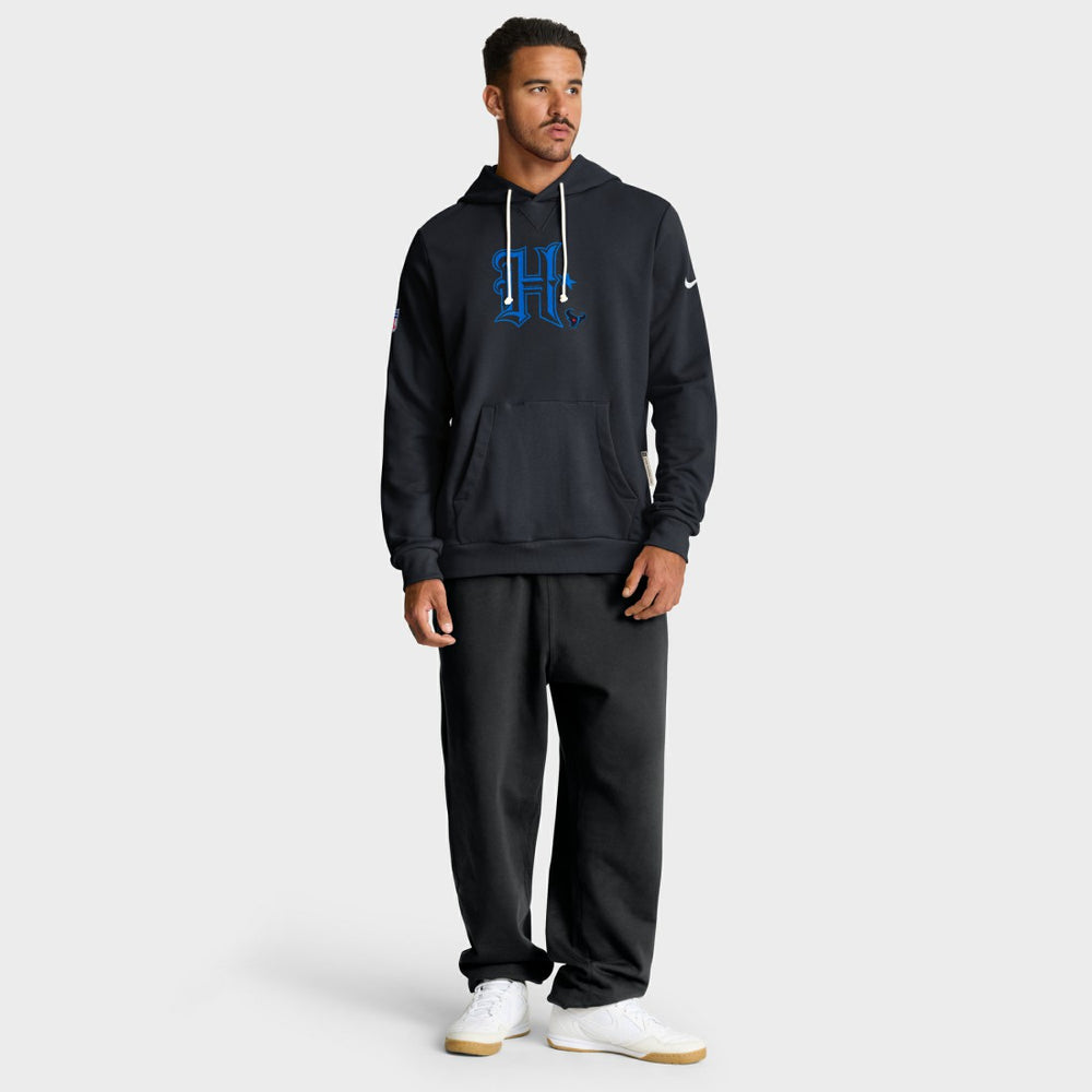 Houston Texans Sideline Standard Issue Alt 2 Dri-FIT Hoodie - Navy | Nike on sale