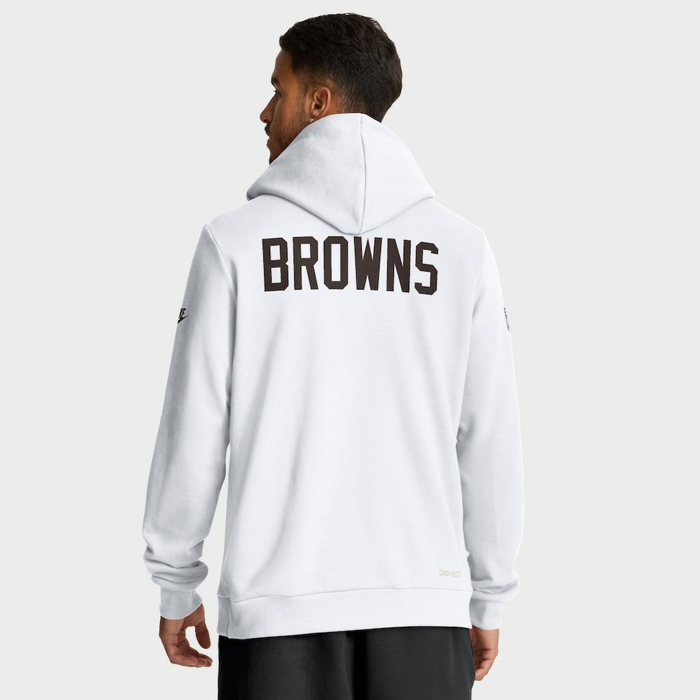 Cleveland Browns Sideline Standard Issue Alt 2 Dri-FIT Hoodie - White | Nike online