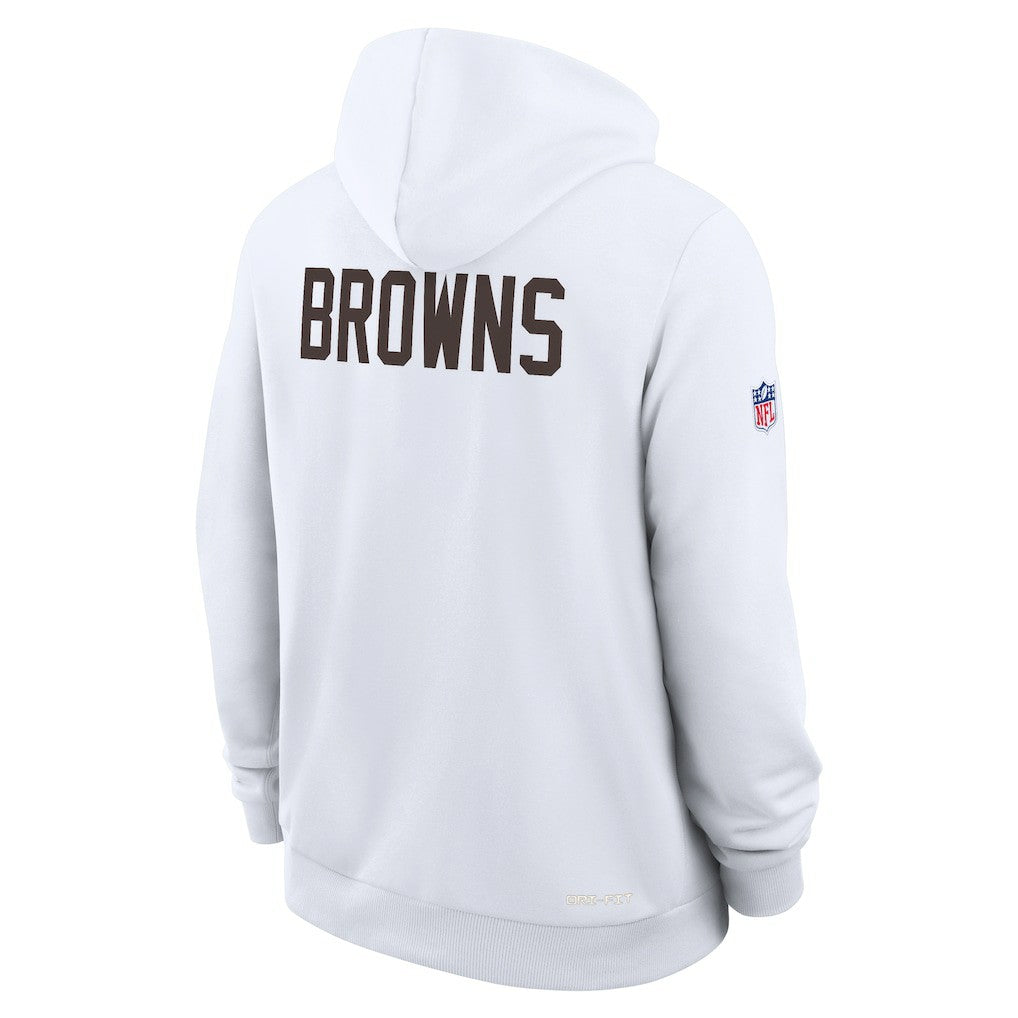Cleveland Browns Sideline Standard Issue Alt 2 Dri-FIT Hoodie - White | Nike online