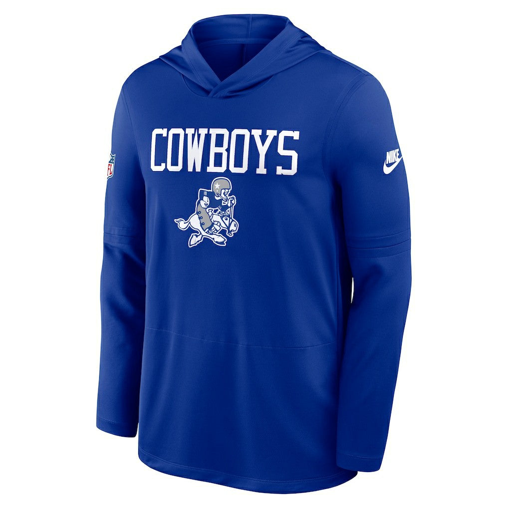 Dallas Cowboys Sideline Alt Pack Dri-FIT Lightweight Hooded Top - Royal | Nike sale