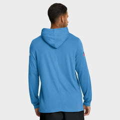 Tennessee Titans Sideline Oilers Throwback Dri-FIT Long Sleeve Hoodie T-Shirt - Light Blue | Nike outlet