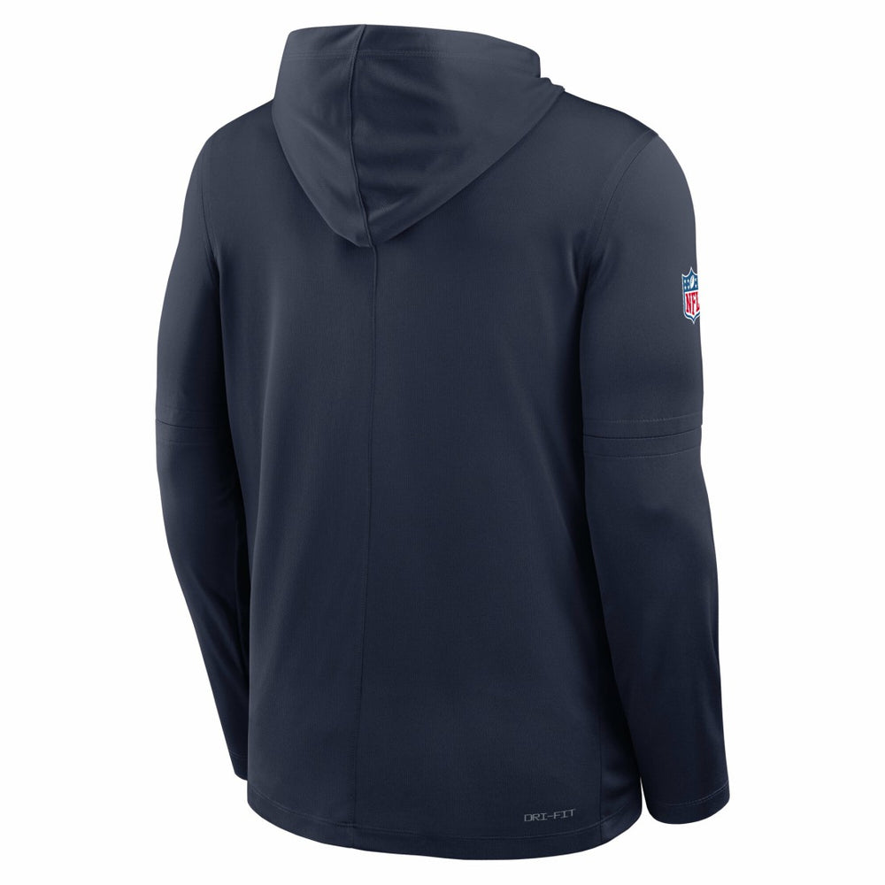 Green Bay Packers The 1923 Classic Pass Accuracy Dri-FIT Long Sleeve Hoodie T-Shirt - Navy | Nike outlet