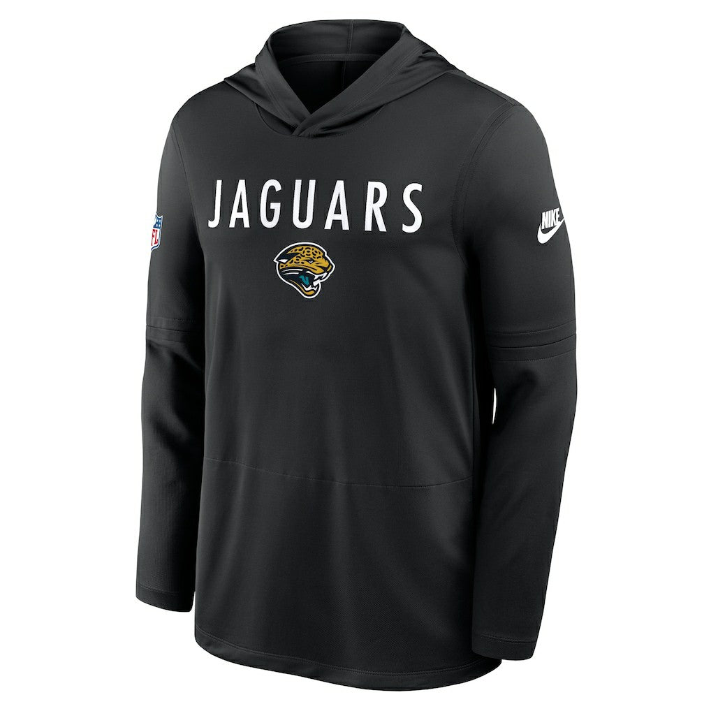 Jacksonville Jaguars Sideline Pass Accuracy Dri-FIT Long Sleeve Hoodie T-Shirt  - Black | Nike sale