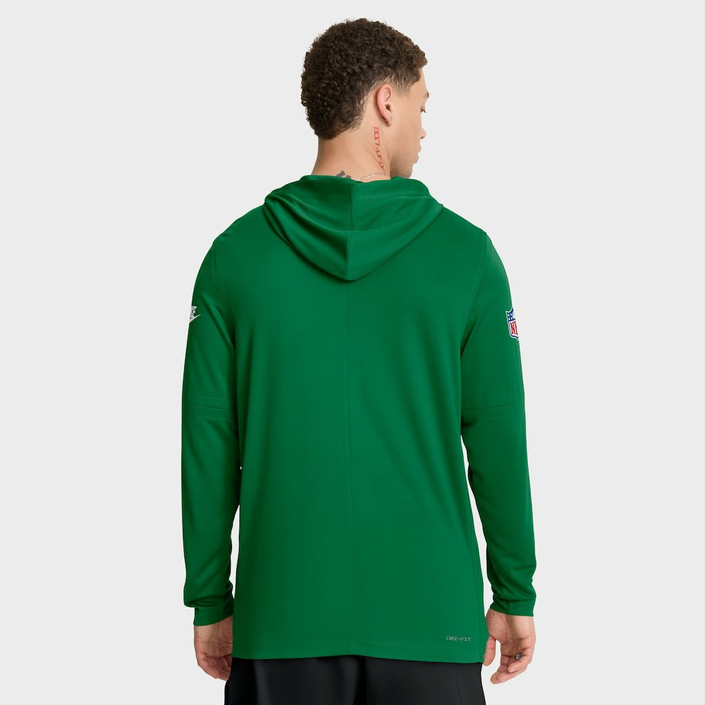 Philadelphia Eagles Sideline Pass Accuracy Dri-FIT Long Sleeve Hoodie T-Shirt  - Kelly Green | Nike on sale