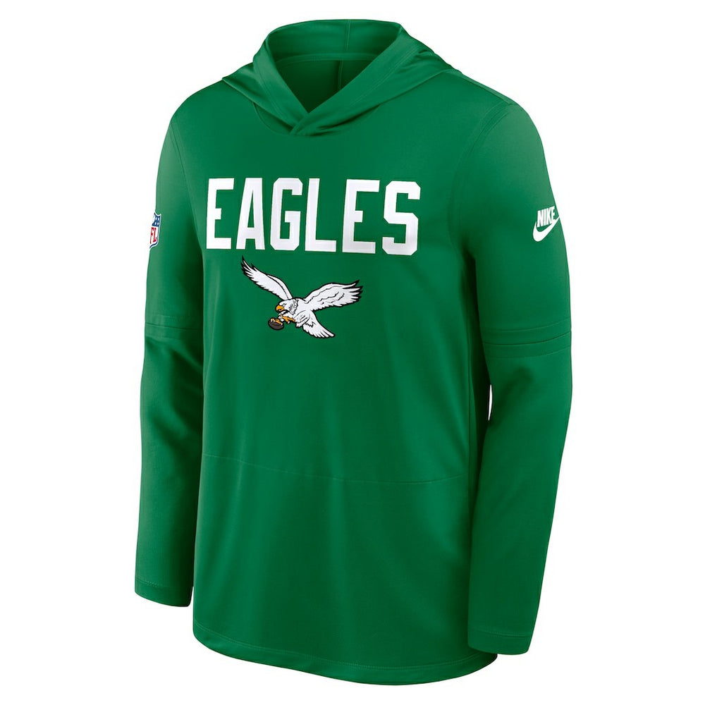 Philadelphia Eagles Sideline Pass Accuracy Dri-FIT Long Sleeve Hoodie T-Shirt  - Kelly Green | Nike on sale