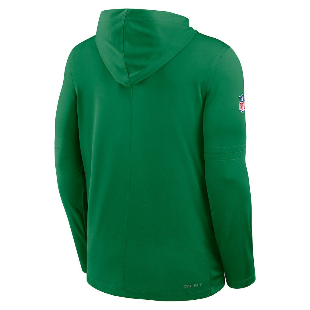 Philadelphia Eagles Sideline Pass Accuracy Dri-FIT Long Sleeve Hoodie T-Shirt  - Kelly Green | Nike on sale