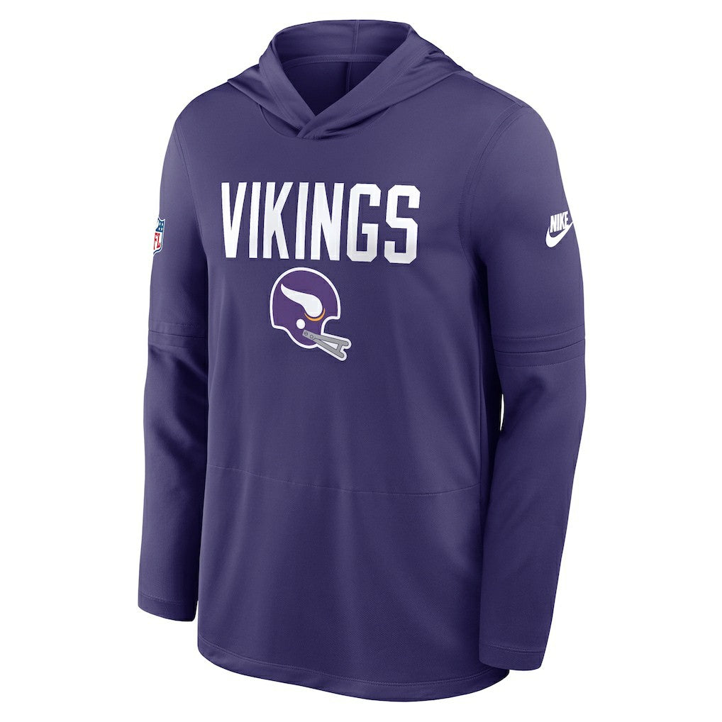 Minnesota Vikings Sideline Pass Accuracy Dri-FIT Long Sleeve Hoodie T-Shirt - Purple | Nike discount