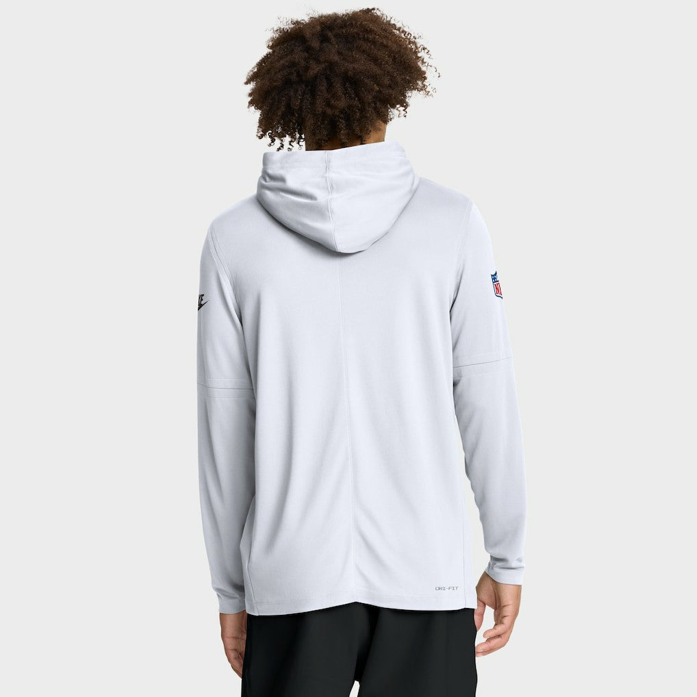 Cleveland Browns Sideline Pass Accuracy Dri-FIT Long Sleeve Hoodie T-Shirt - White | Nike discount
